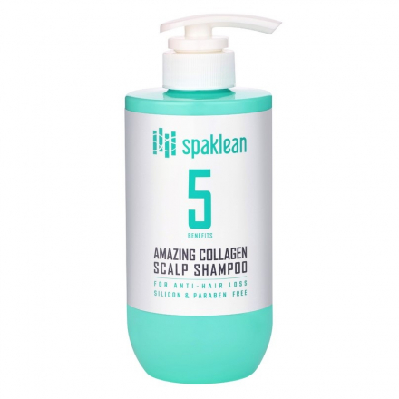 Шампунь для кожи головы с коллагеном Spaklean Amazing Collagen Scalp Shampoo