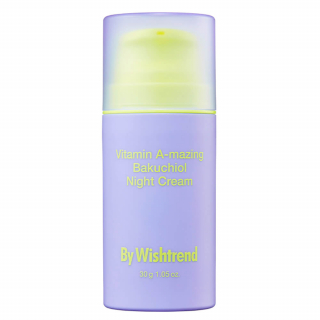 Крем для лица ночной с бакучиолом By Wishtrend Vitamin A-Mazing Bakuchiol Night Cream