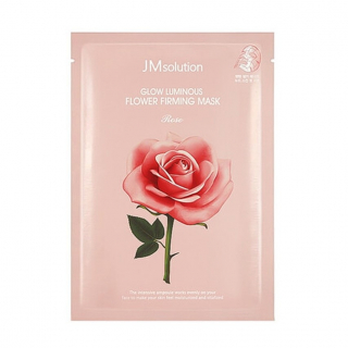 Увлажняющая маска для лица с розой JMsolution Glow Luminous Flower Firming Mask Rose