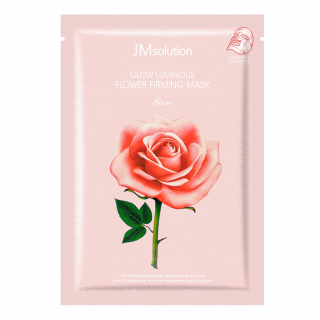 Увлажняющая маска для лица с розой JMsolution Glow Luminous Flower Firming Mask Rose