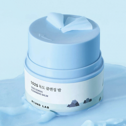 Бальзам для снятия макияжа с морской водой Round Lab 1025 Dokdo Cleansing Balm