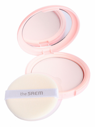 Пудра розовая с каламином для проблемной кожи The Saem Saemmul Perfect Pore Pink Pact