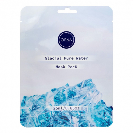 Маска тканевая для лица с ледниковой водой Orna Glacial Pure Water Mask Pack