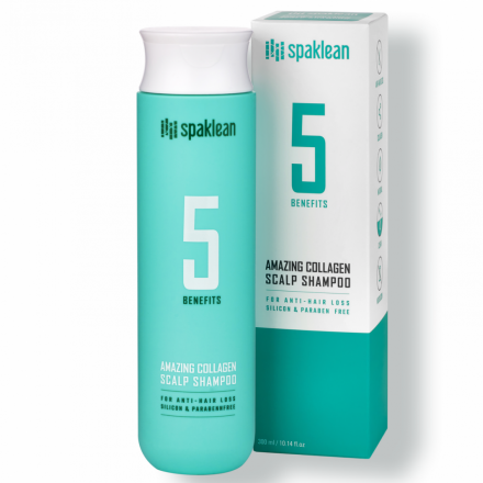 Шампунь для кожи головы с коллагеном Spaklean Amazing Collagen Scalp Shampoo
