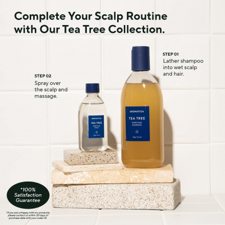 Шампунь для жирных волос с чайным деревом Aromatica Tea Tree Purifying Shampoo
