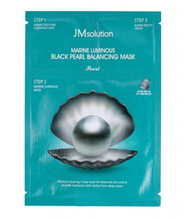 Трехшаговая маска с жемчугом JMsolution Marine Luminous Black Pearl Balancing Mask