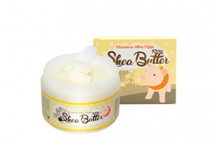 Крем для лица и тела питательный с маслом ши Elizavecca Milky Piggy Shea Butter 100%