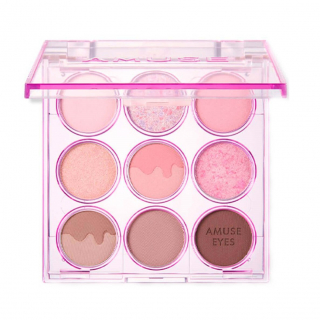 Палетка нюдовых теней для век Amuse Eye Color Pallete 02 Cool Rose 