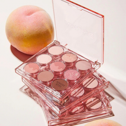 Палетка нюдовых теней для век Amuse Eye Color Pallete 02 Cool Rose 