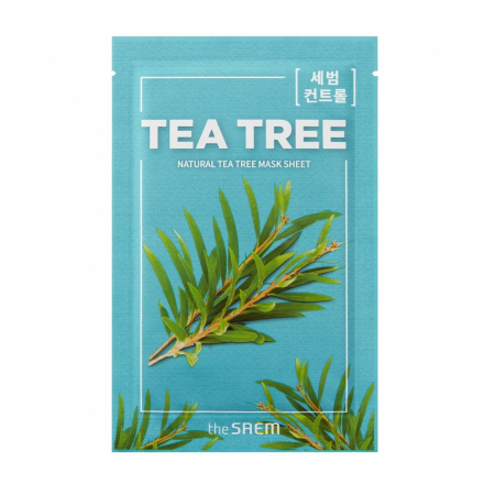 Маска тканевая с экстрактом чайного дерева The Saem Natural Tea Tree Mask Sheet