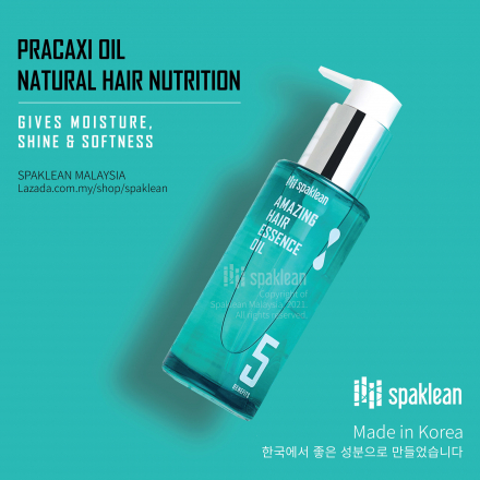 Эссенция для волос с эфирным маслом Spaklean Amazing Hair Essence Oil