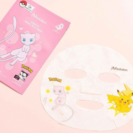 Тканевая маска с аминокислотами JMsolution Stamp In Amino Acid Mask Pokemon