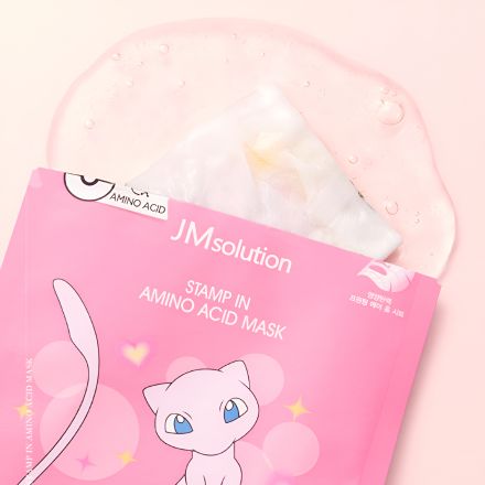 Тканевая маска с аминокислотами JMsolution Stamp In Amino Acid Mask Pokemon