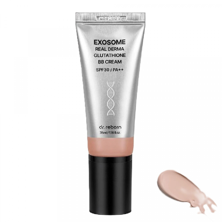 BB-крем с экзосомами и глутатионом Dr.Reborn Exosome Real Derma Glutathione BB Cream SPF30