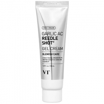 Гель-крем для лица матирующий с микроиглами и чесноком VT Cosmetics Garlic Ac Reddle Shot Gel Cream