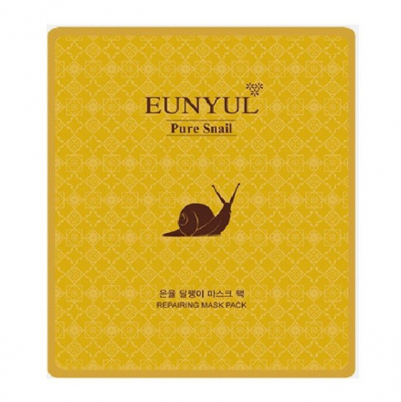 Маска для лица тканевая с муцином улитки Eunyul Pure Snail Repairing Mask Pack