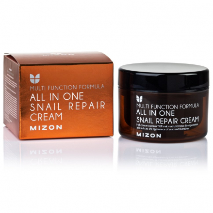 Крем для лица антивозрастной с улиточным муцином MIZON All In One Snail Repair Cream