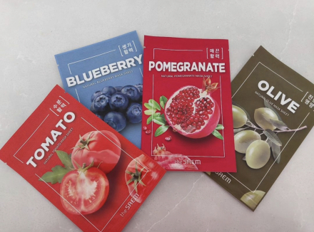 Маска тканевая с экстрактом черники The Saem Natural Blueberry Mask Sheet