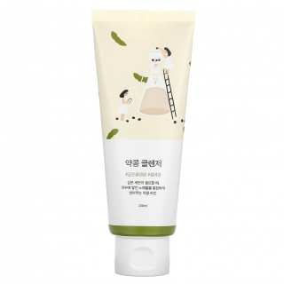 Пенка-скраб для умывания питательная с соей Round Lab Soybean Cleanser