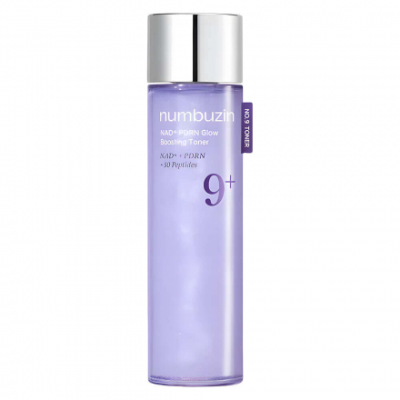 Тонер-бустер пептидный с PDRN с эффектом сияния Numbuzin No.9 NAD+ PDRN Glow Boosting Toner