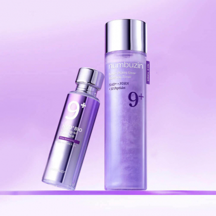 Тонер-бустер пептидный с PDRN с эффектом сияния Numbuzin No.9 NAD+ PDRN Glow Boosting Toner