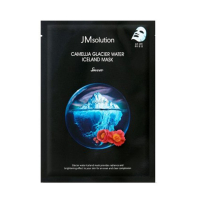 Тканевая маска для лица тонизирующая Jmsolution Camellia Glacier Water Iceland Mask Snow