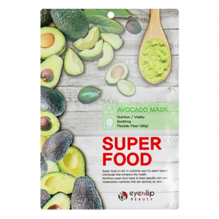 Тканевая маска с авокадо Eyenlip Super Food Avocado Mask