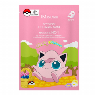 Тканевая маска увлажняющая с коллагеном JMsolution Deco Pick Collagen Mask Pokemon