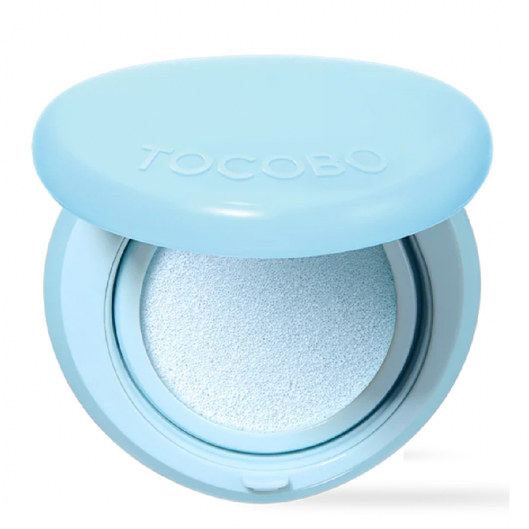 Солнцезащитный кушон Tocobo Blur Finish Sun Cushion 01 Cotton Blue SPF50+ PA +++
