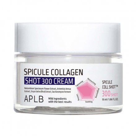 Крем для лица со спикулами и коллагеном APLB Spicule Collagen Shot 300 Cream