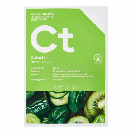 Маска для лица MISSHA Phytochemical Skin Supplement Sheet Mask (Catechin/Hydrating)