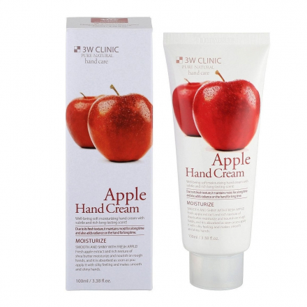 Крем для рук увлажняющий с экстрактом яблока 3W Clinic Apple Hand Cream