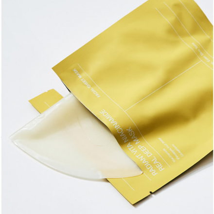 Гидрогелевая маска для сияния кожи с ниацинамидом Biodance Radiant Vita Niacinamide Real Deep Mask
