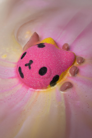 Бомбочка для ванны 2Alpacas Catobomb розово-жёлтая