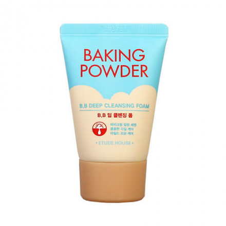 Пенка для умывания глубокоочищающая Etude House Baking Powder B.B Deep Cleansing Foam, миниатюра
