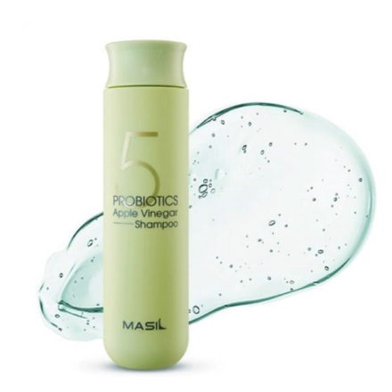  Шампунь с пробиотиками и яблочным уксусом Masil 5 Probiotics Apple Vinegar Shampoo