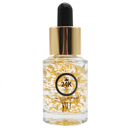 Сыворотка для лица с золотом 24 К YU-R Premium 24K Gold Ampoule