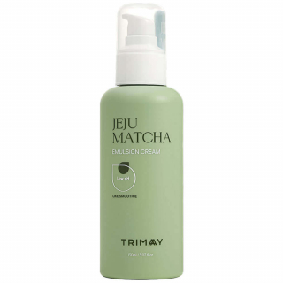 Крем-эмульсия успокаивающая с чаем матча Trimay Jeju Matcha Low pH Soothing Emulsion Cream