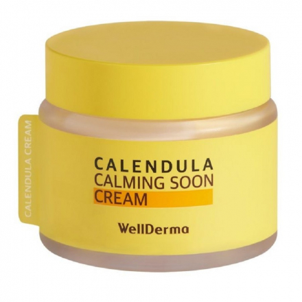 Крем для лица с календулой WellDerma Calendula Calming Soon Cream