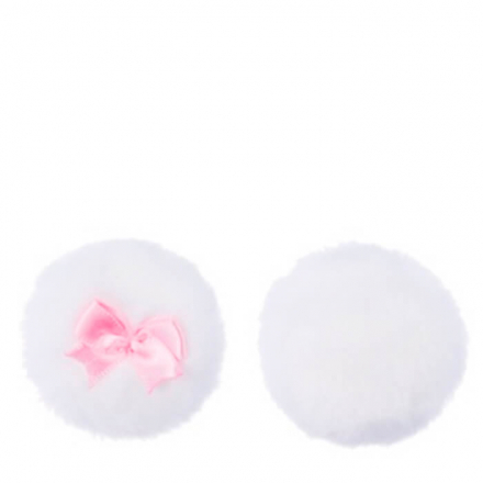 Спонж косметический с бантиком THE SAEM Boa Puff