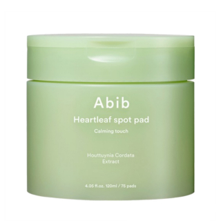 Пэды для лица успокаивающие с хауттюйнией Abib Heartleaf Spot Pad Calming Touch