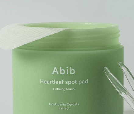 Пэды для лица успокаивающие с хауттюйнией Abib Heartleaf Spot Pad Calming Touch