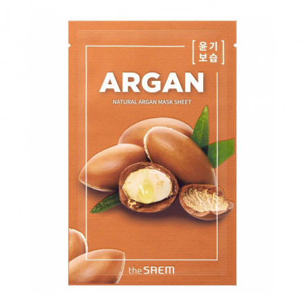 Маска тканевая с экстрактом арганы The Saem Natural Argan Mask Sheet