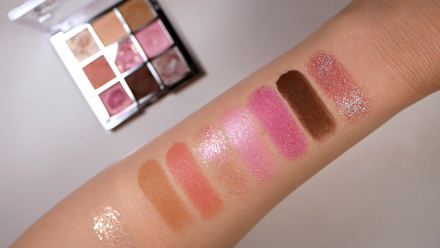 Палетка теней для век Unleashia Glitterpedia Eye Palette №5 All of Dusty Rose 