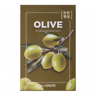  Маска тканевая с экстрактом оливы The Saem Natural Olive Mask Sheet