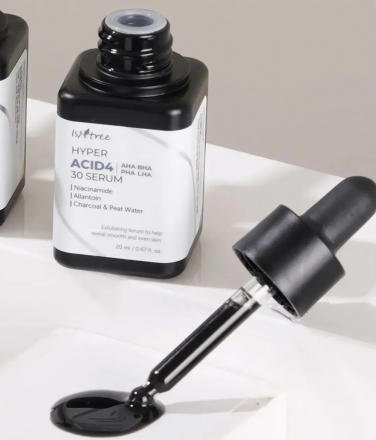 Пилинг-сыворотка для лица с комплексом кислот IsNtree Hyper Acid 4 30 Serum AHA BHA PHA LHA