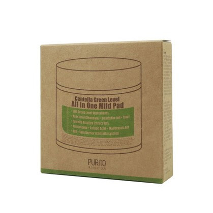 Набор увлажняющих пэдов с центеллой Purito Centella Green Level All In One Mild Pad