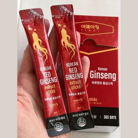 Сироп с экстрактом красного женьшеня Singi 6 Year Old Korean Red Ginseng, саше
