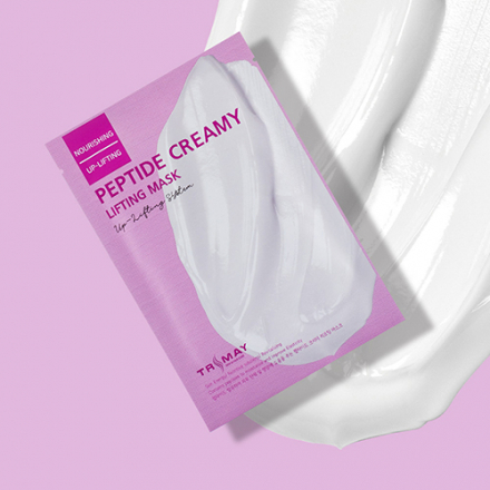 Тканевая кремовая маска для лица Trimay Peptide Creamy Lifting Mask