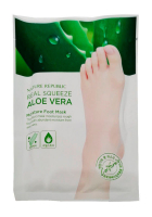 Маска для ног увлажняющая с экстрактом алоэ NATURE REPUBLIC Real Squeeze Aloe Vera Moisture Foot Mask